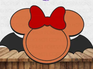 minnie bat coaster
