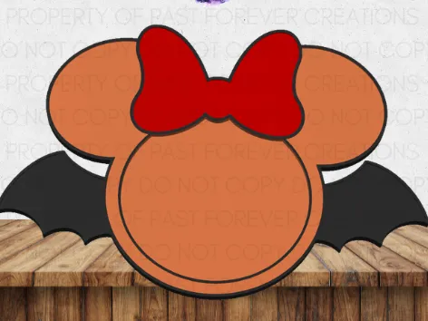 minnie bat coaster