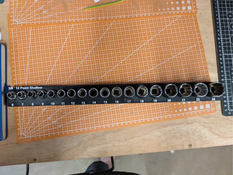 Halfords Advanced - 3/8" Sockets - Gridfinity