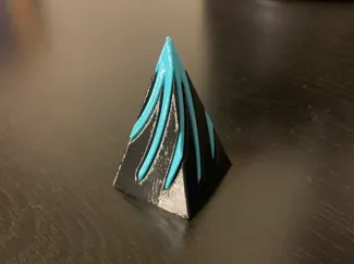 spiral pyramid impossible passthrough fidget toy