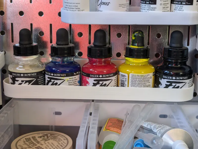 45mm Bottle Shelf for Wall Control 