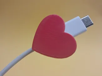 Heart-Shaped Cable Protector