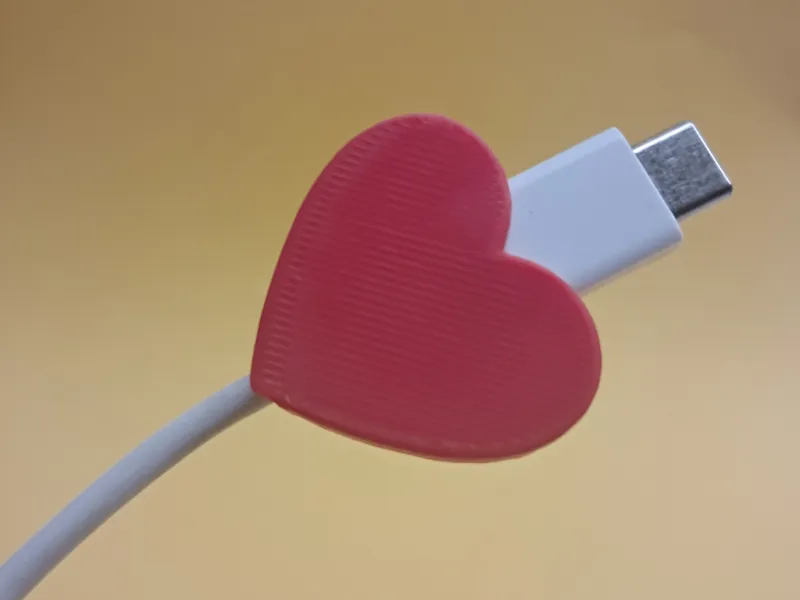 Heart-Shaped Cable Protector 