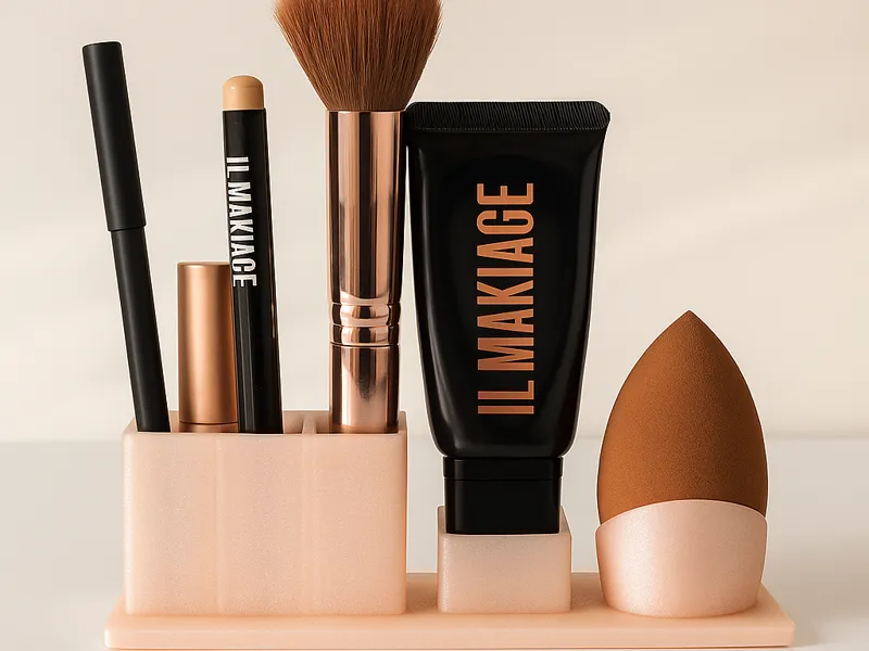 Small Makeup Organizer w/ sponger holder 
