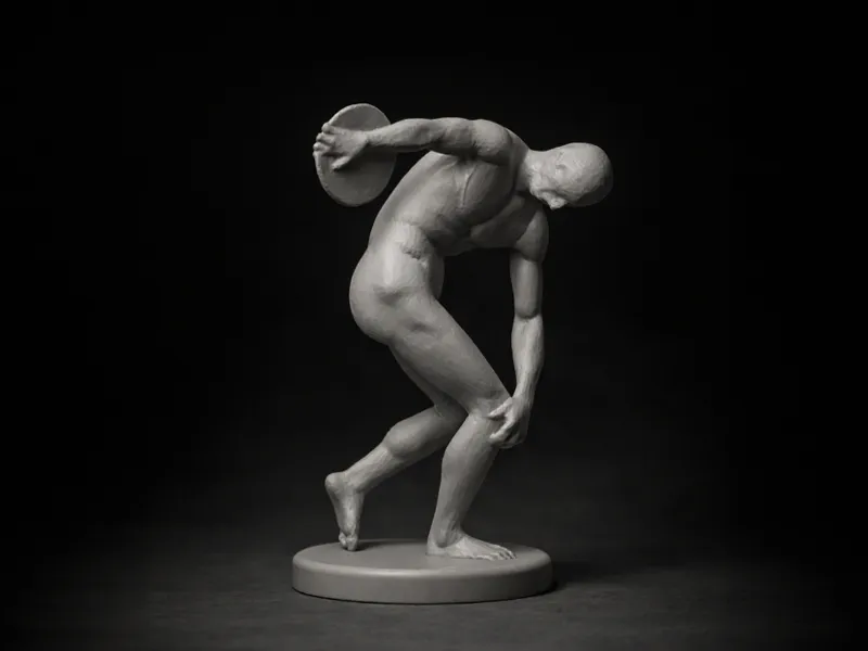 The Discus Thrower - Sculpture