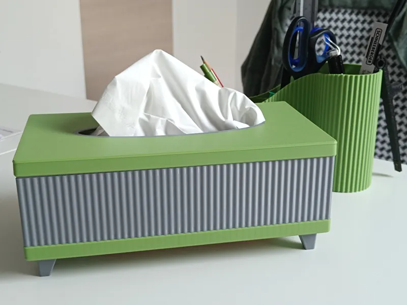rippled Tissue Box