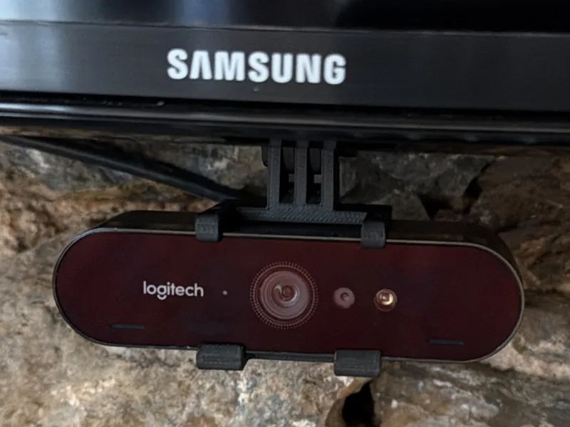Logitech Brio 4K Upside-down GoPro Mount
