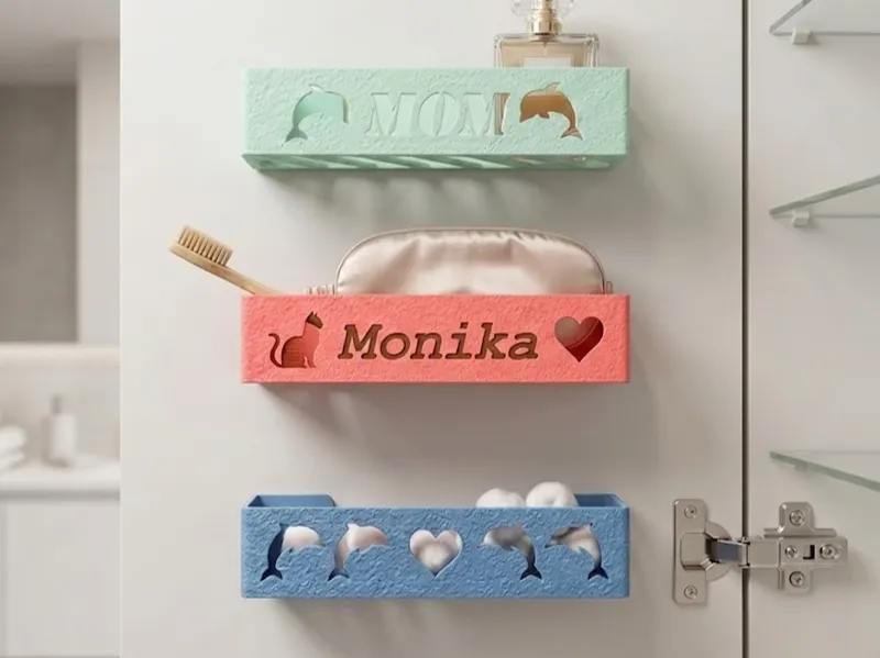 Universal Cabinet Door Shelf, Bathroom, editable