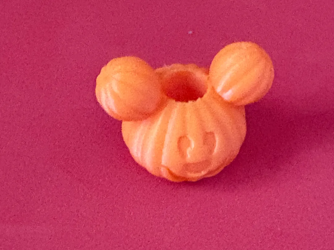 Décoration de paille citrouille Mickey