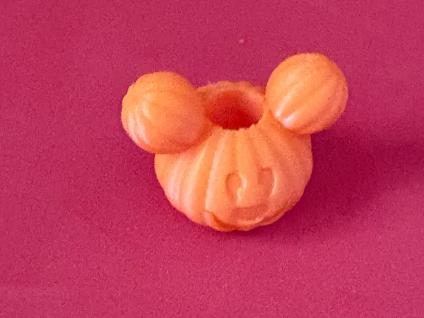Décoration de paille citrouille Mickey