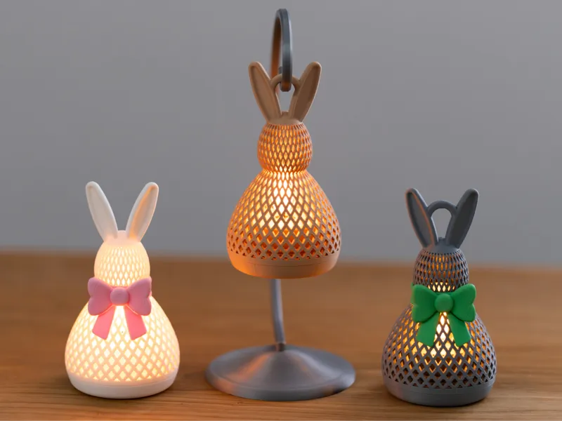 Mini Easter Bunny Tea Light Ornament