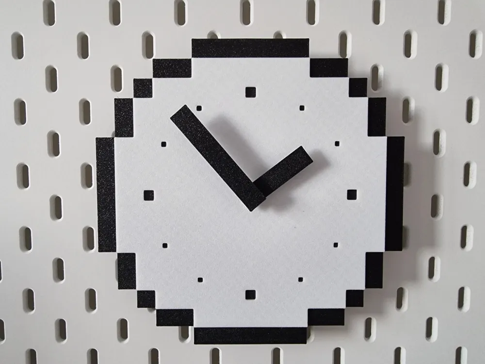 Murdic Pixel Pixel Clock (no AMS needed) by Murdoc - MakerWorld
