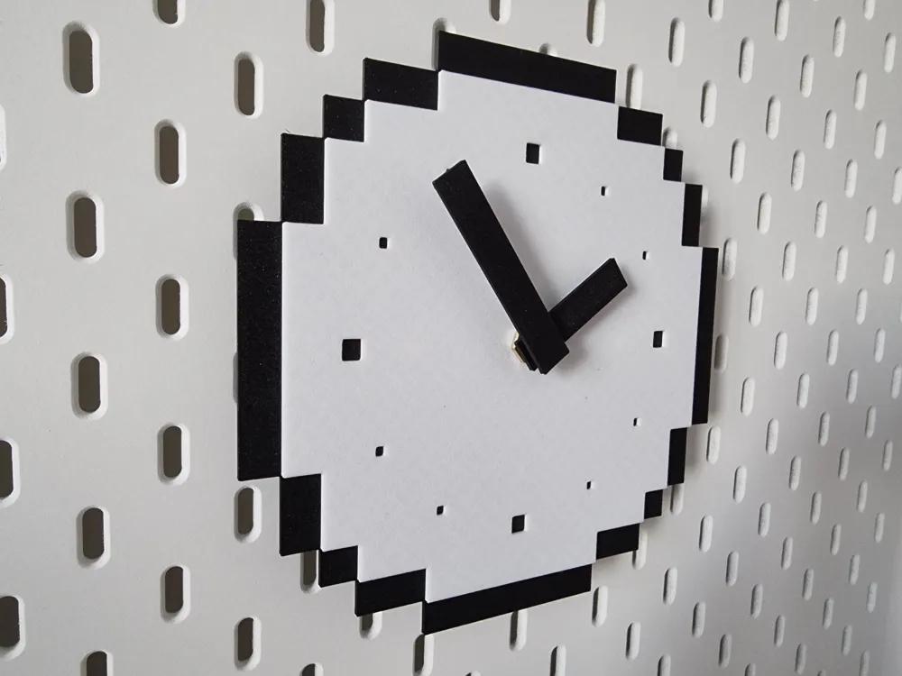 Murdic Pixel Pixel Clock (no AMS needed) by Murdoc - MakerWorld