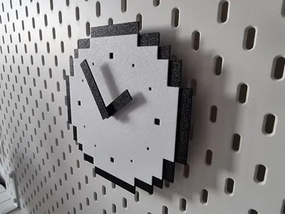 Murdic Pixel Pixel Clock (no AMS needed) by Murdoc - MakerWorld