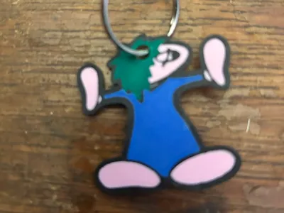 Lemmings "blocker" keychain