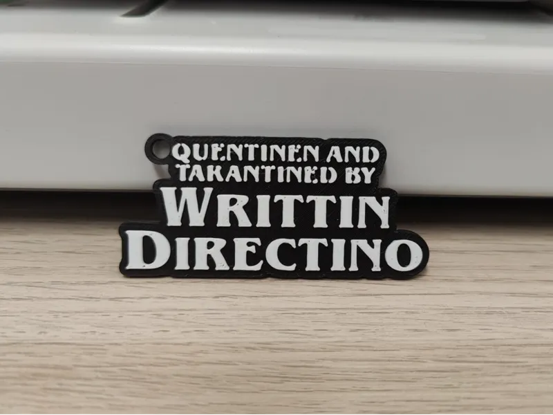 Quentin Tarantino Meme Keychain