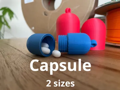 Capsule (keychain/necklace)