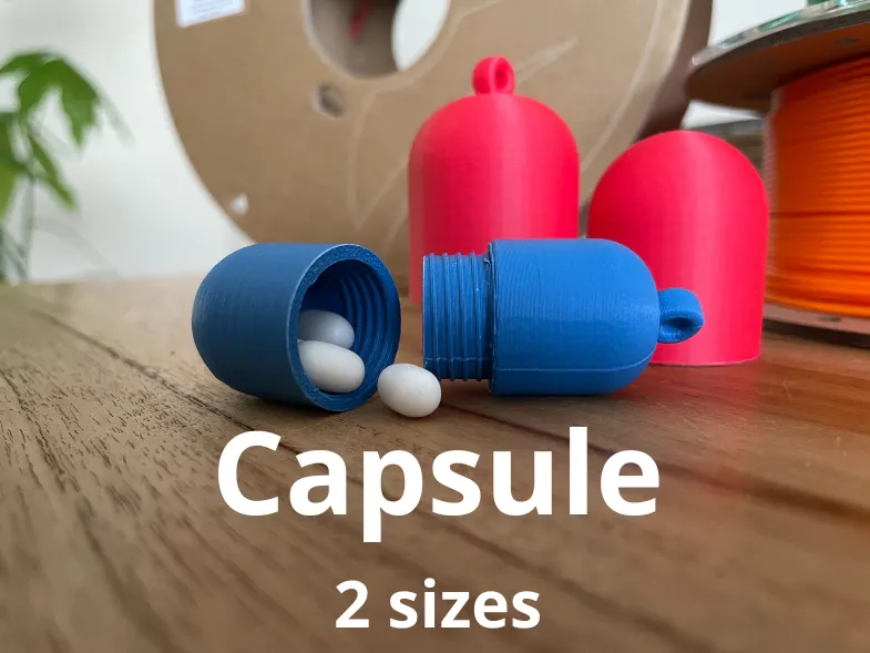 Capsule (keychain/necklace)