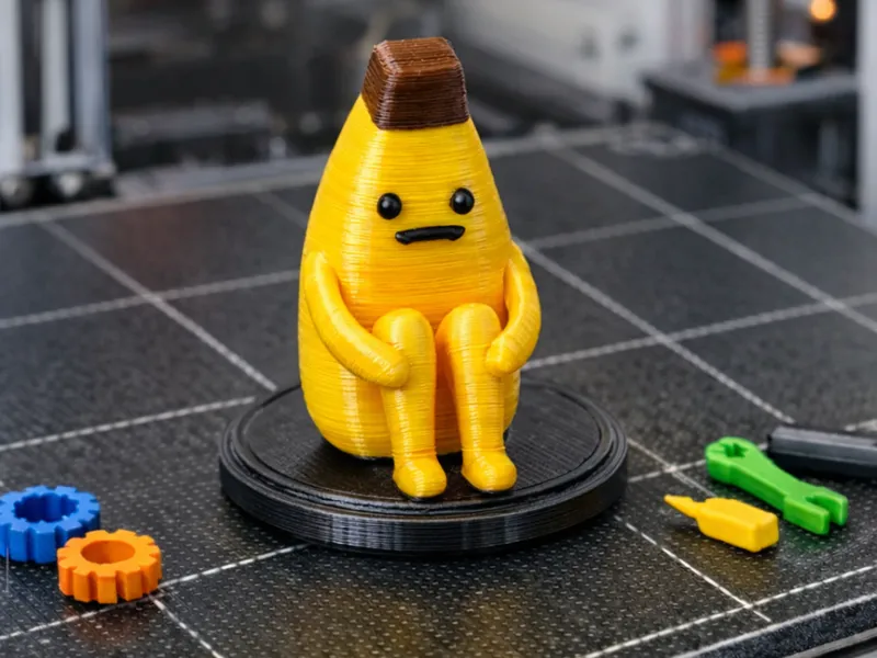 Cute 3D Printed Banana Character