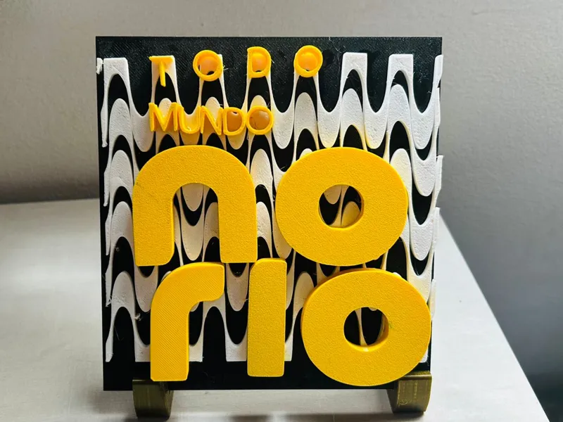 Placa todo mundo no rio