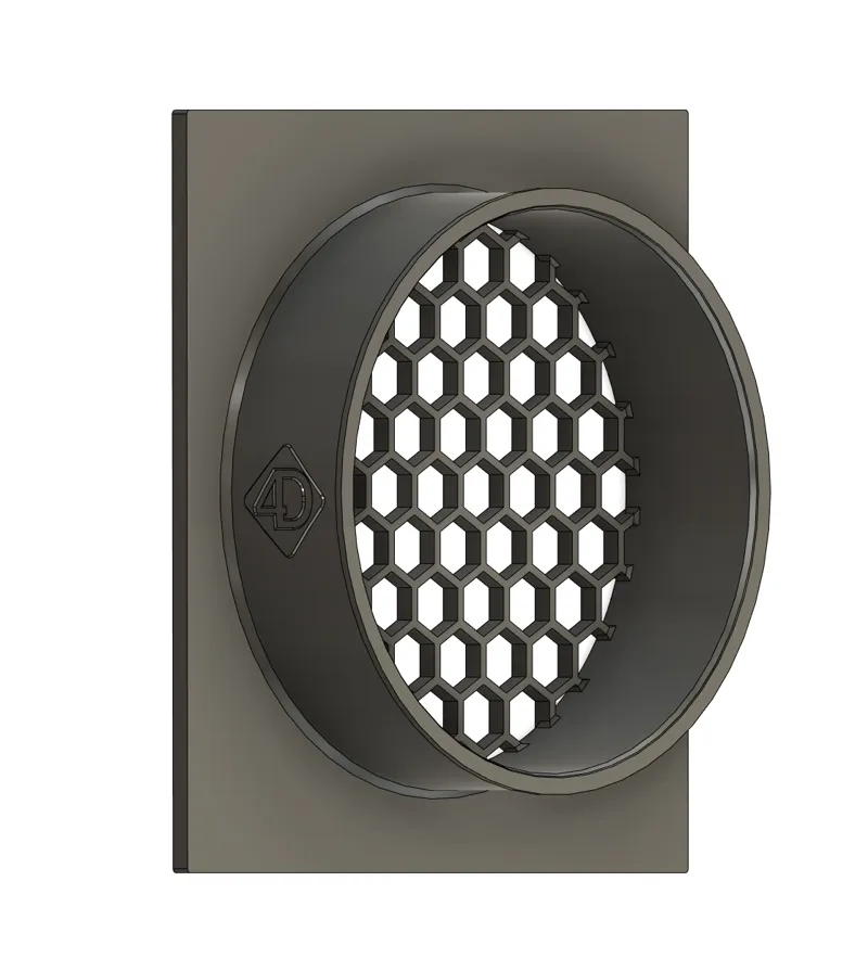 8" Hex Guard Window Exhaust Adapter grow tents, greenhouses, crypto mining, HVAC, and Glow Forge