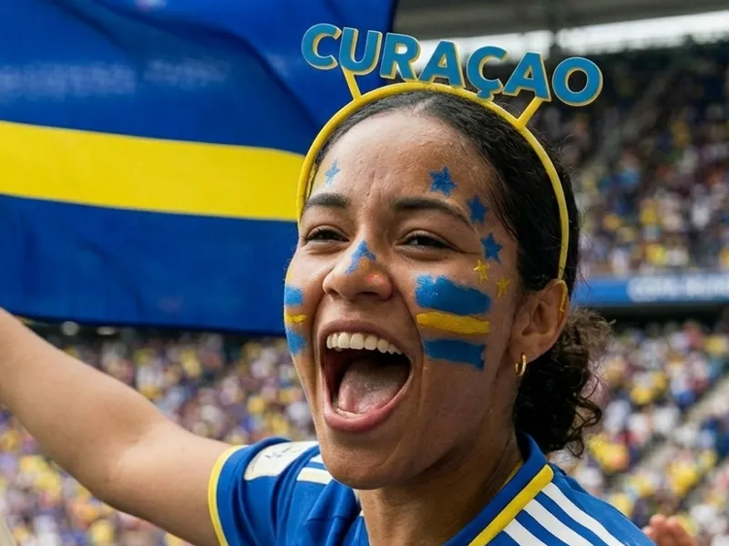 Curaçao - World cup headband / diadem