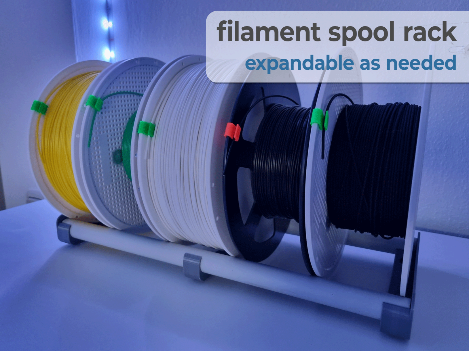 Filament Spulen Ablage erweiterbar