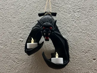 Hanging Gargoyle Candle Holder