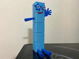 Number 5 - Number Blocks character