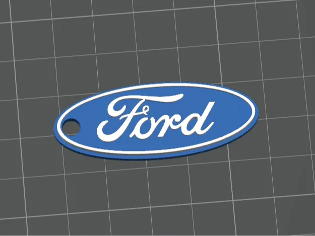 Chaveiro Ford (com relevo)