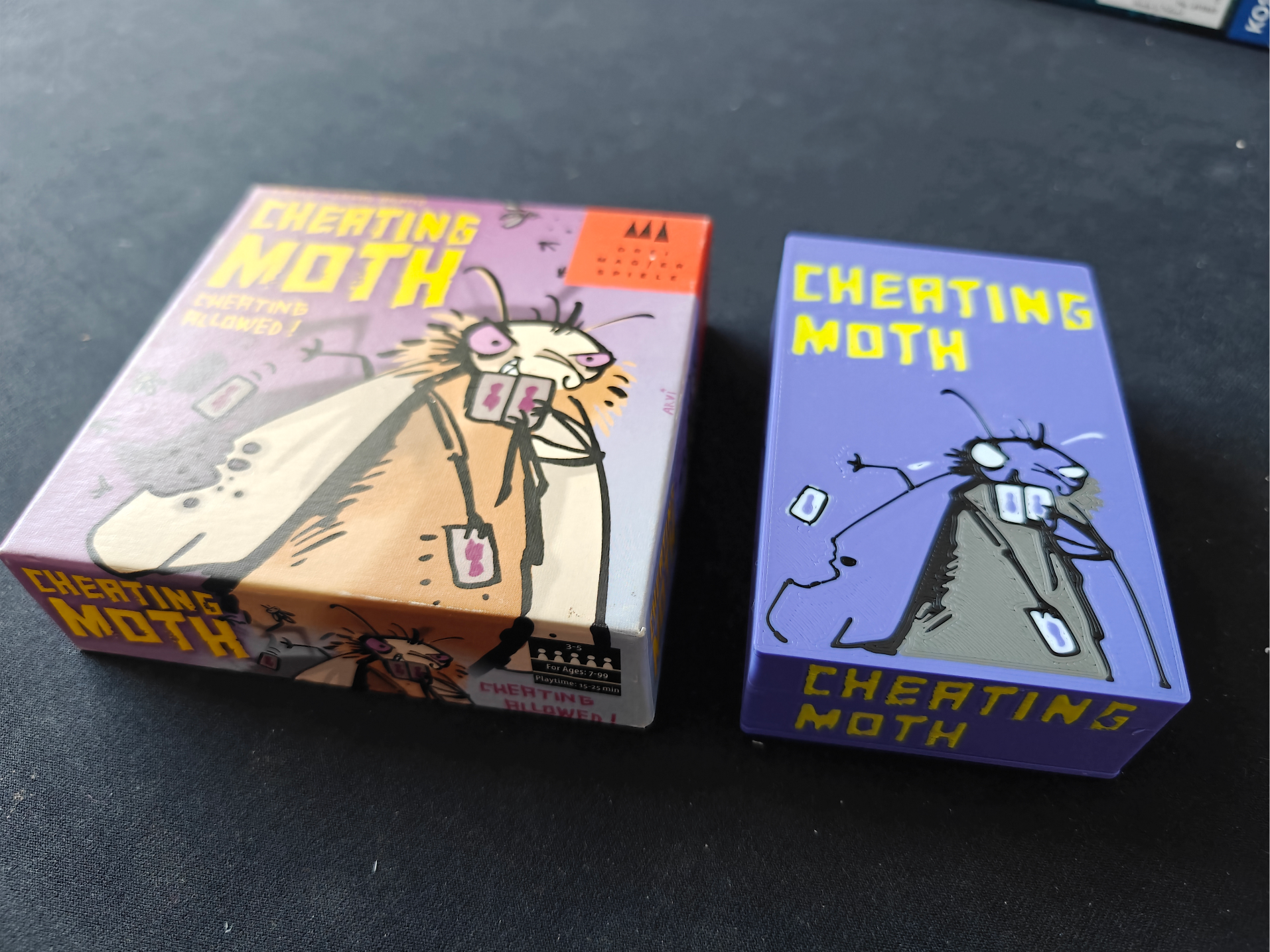 Cheating Moth MINI box insert organizer board game