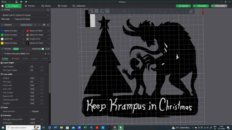 Krampus Wall Plaque/Display