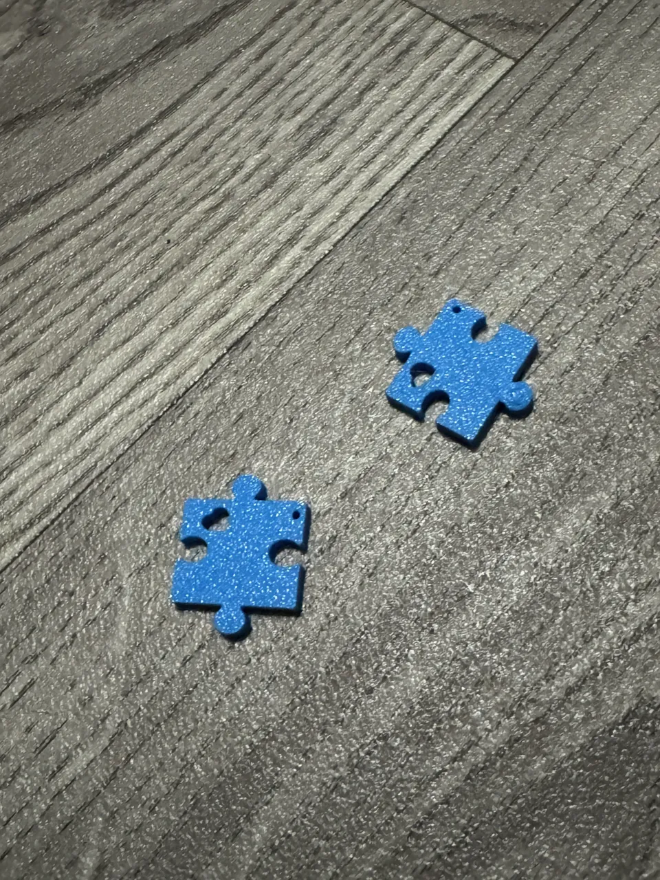 Autism Awareness Earrings view 2