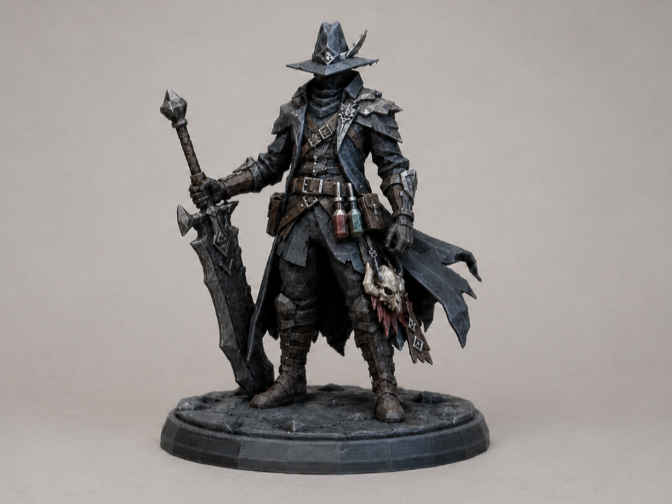 Dark Wizard DnD Tabletop Miniature