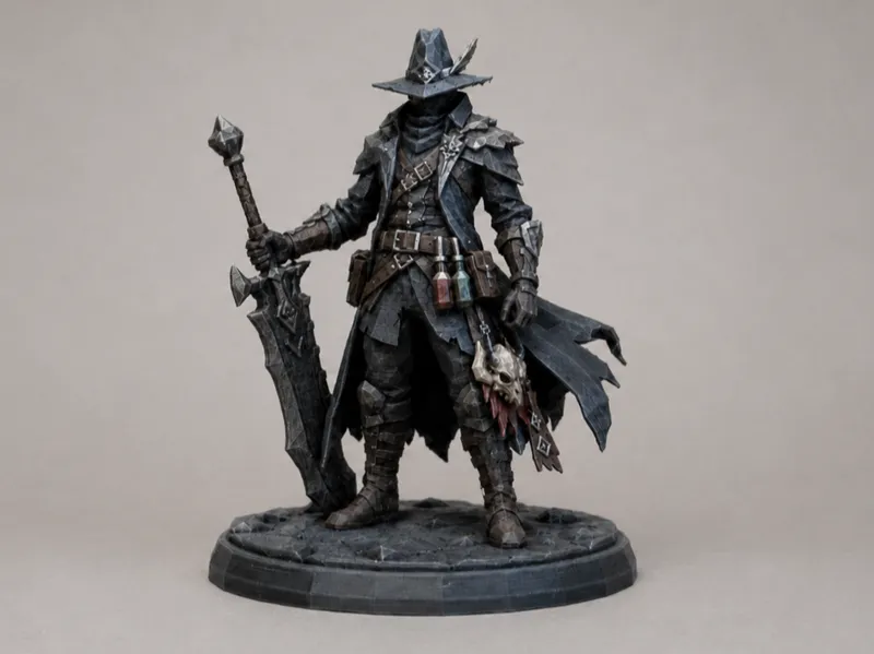 Dark Wizard DnD Tabletop Miniature