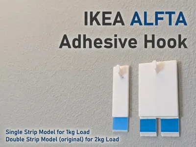 Picture Hanger | IKEA ALFTA + Slim Adhesive Hook