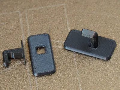 Parametric small wall hook for command strips