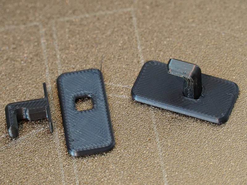 Parametric small wall hook for command strips