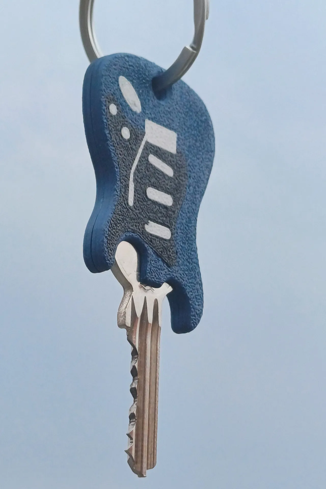 E-Gitarren-Schlüsselcover (3D-Druck, anpassbar) view 3