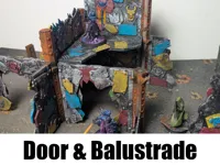 Ork Ruin 2 | Door and Balustrade