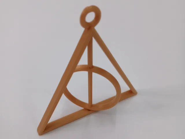 Deathly Hallows Necklace and Earring