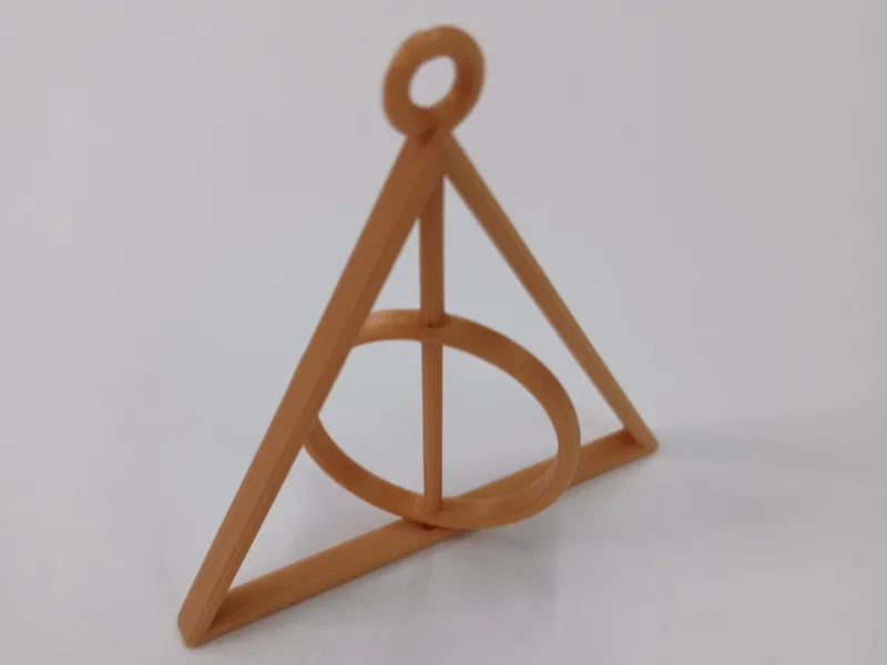 Deathly Hallows Necklace and Earring
