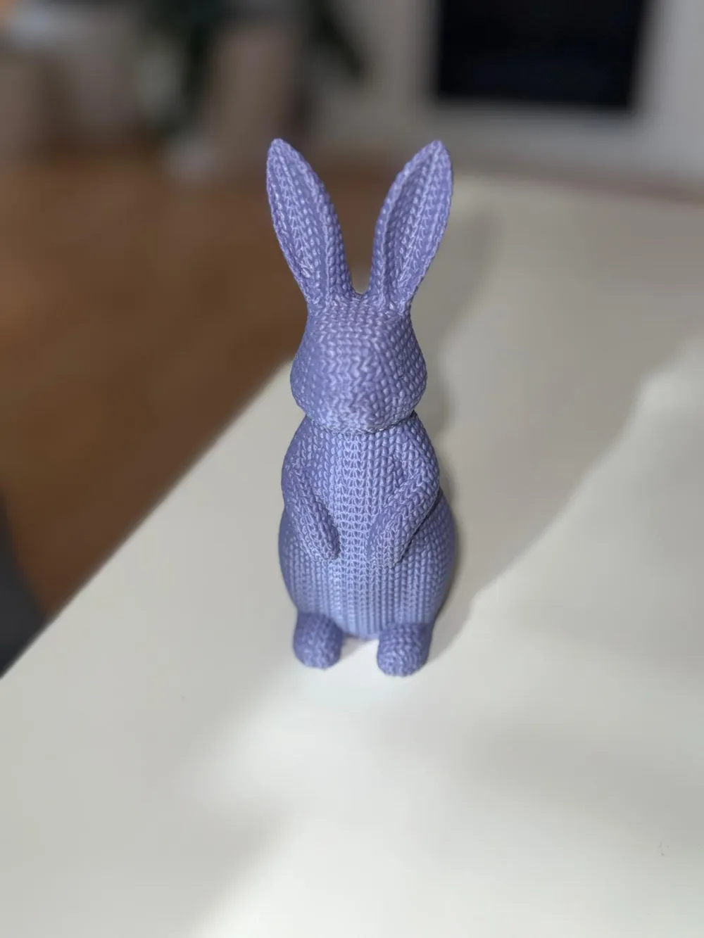 Knitted Easter bunny - Free 3D Print Model - MakerWorld