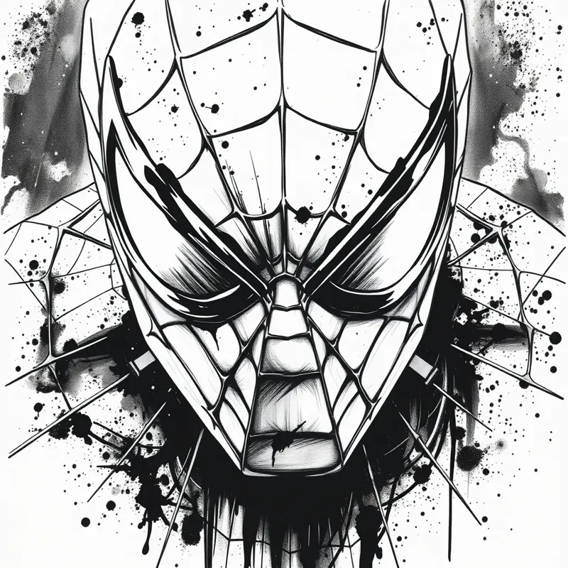 Spider-Man Inked Hueforge