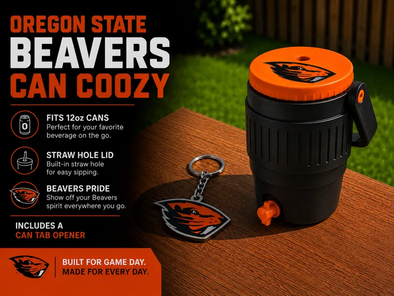 OSU Beavers Can Cooler Coozy
