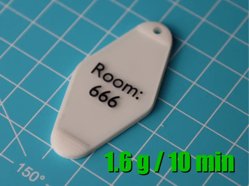 Key Chain 666 Motel Room