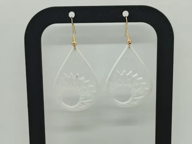 Pendientes hoja y sol