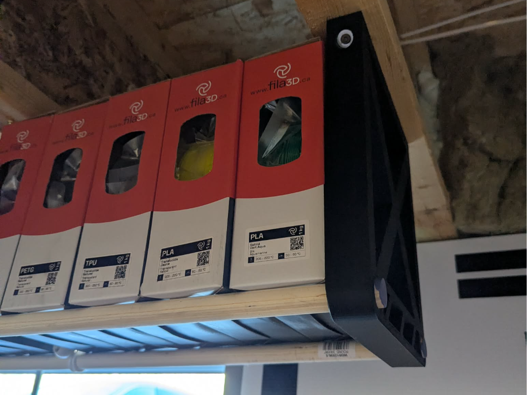 Support filament pour plafond