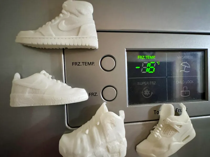 Nike sneakers fridge magnets