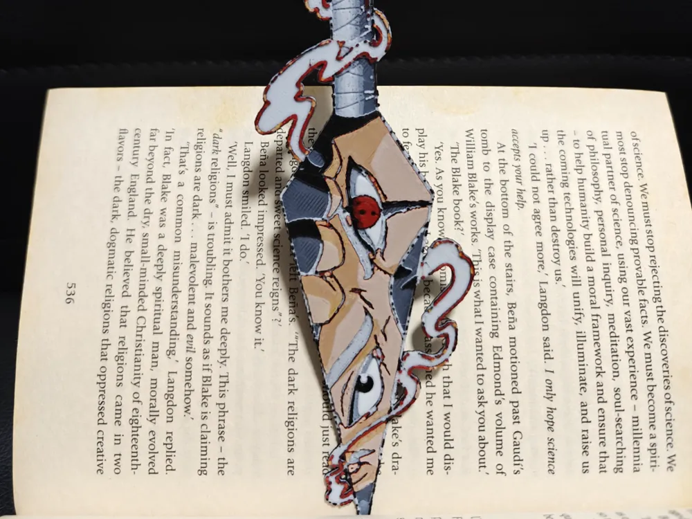 Kakashi Hatake Naruto Kunai Bookmark Wall Decor